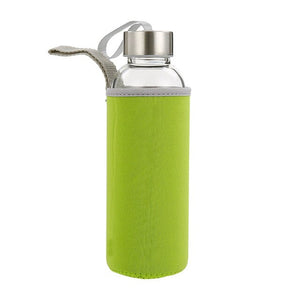 Portable Glass Water Bottle