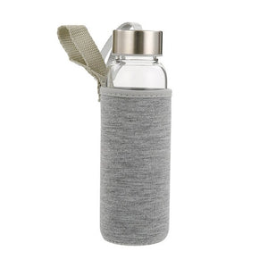 Portable Glass Water Bottle