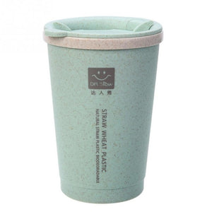 Wheat Fiber Straw Coffee Cup