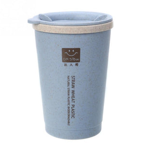 Wheat Fiber Straw Coffee Cup