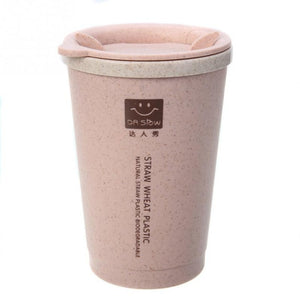 Wheat Fiber Straw Coffee Cup